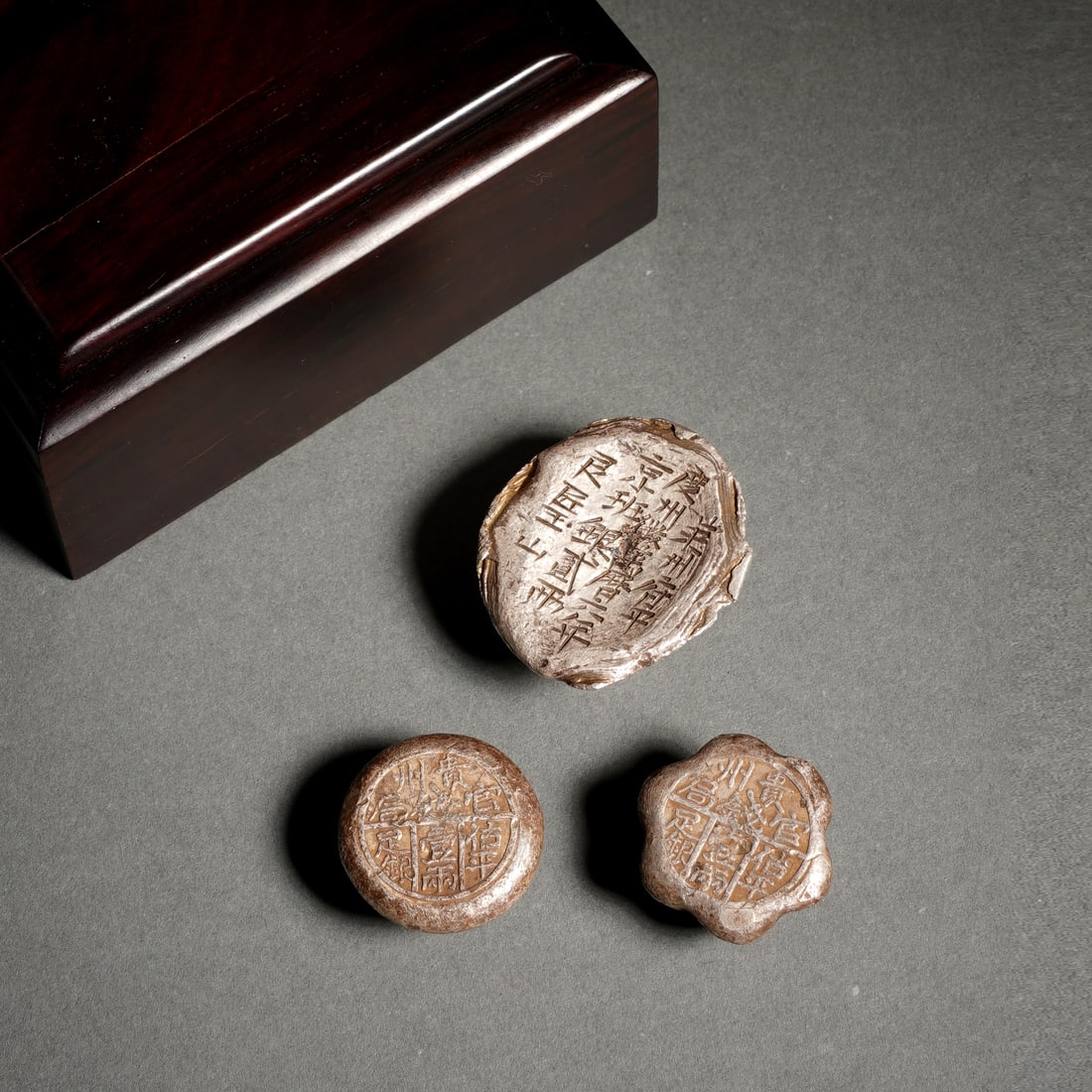 Group of Three Silver Ingot (1 of 6)