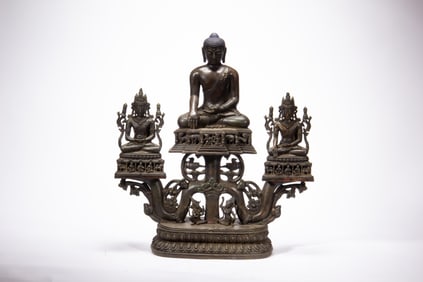 Bronze Sakyamuni Figure
