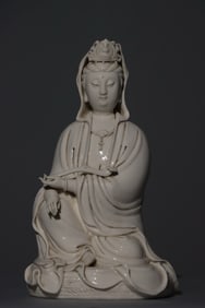 Dehua Ware Porcelain GuanYin Figure