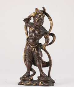 Bronze Veda Figure
