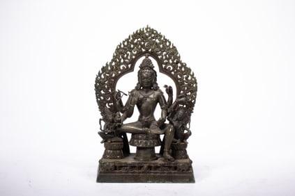 Bronze GuanYin Figure