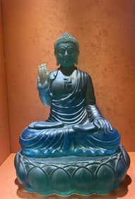 Glassware Sakyamuni Figure