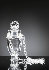 A Crystal Vase and Cover