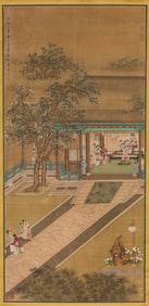 A Chinese Scroll Painting by Tang Yin