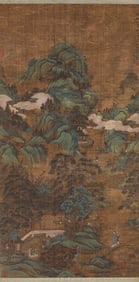 A Chinese Scroll Painting by Zhao Mengfu