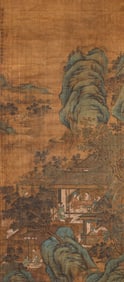 A Chinese Scroll Painting by Zhao Yong