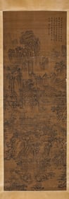 A Chinese Scroll of Painting by Jing Hao