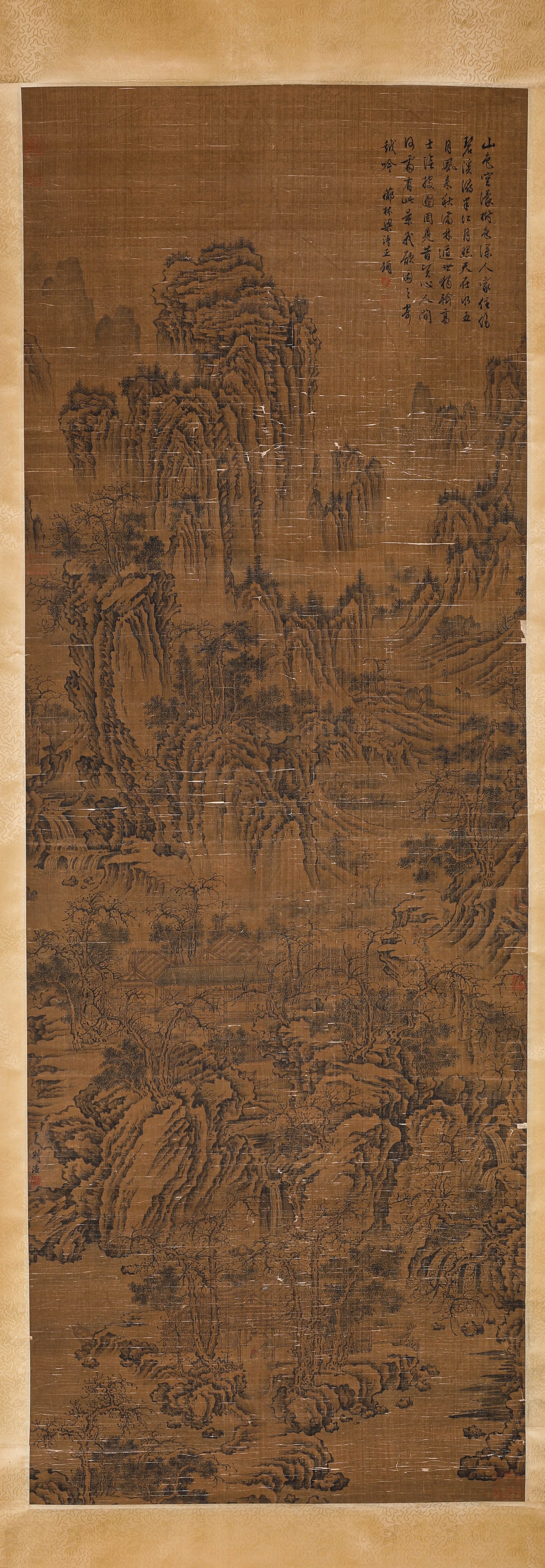 A Chinese Scroll of Painting by Jing Hao (1 of 9)