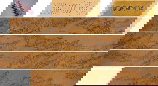 A Chinese Scroll Painting by Shen Zhou