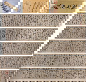 A Chinese Scroll Calligraphy by Song Huizong