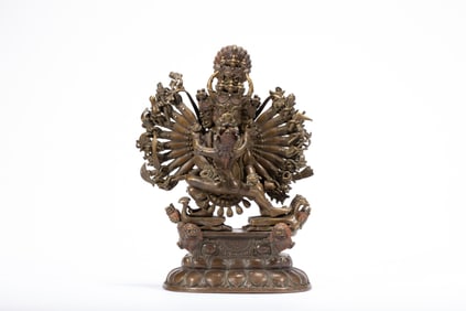 Bronze Yamantaka Figure