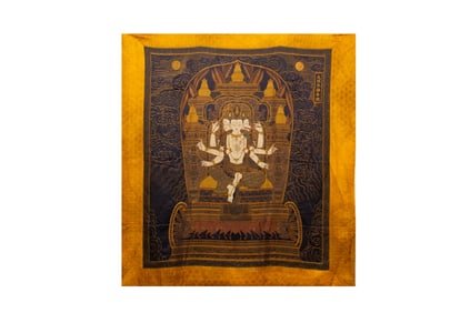 Silk Embroidery GuanYin Pattern Tangka