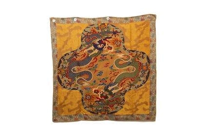 Silk Dragon Pattern Embroidery
