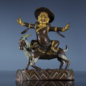 Bronze Guardian Figure