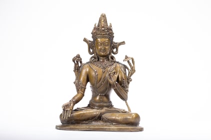 Bronze GuanYin Figure