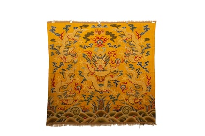 Silk Dragon Pattern Embroidery