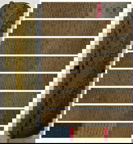 Chinese Writing Calligraphy Hand Scroll,Yue Fei Mark