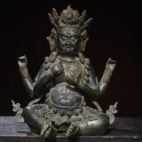 Bronze Mahakala Figure