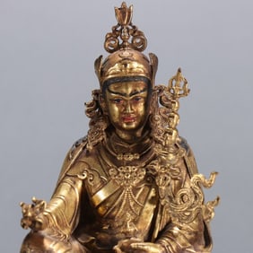 Gilt Bronze Padmasambhava Figure