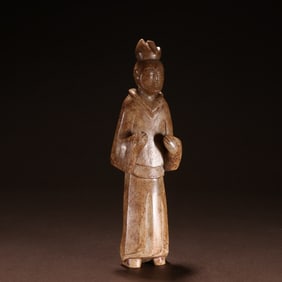 Jade Carved Man Shape Ornament