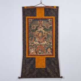 Colour Painted kuberd Pattern Tangka