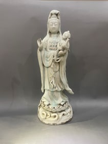 Hutian Ware Porcelain GuanYin Figure