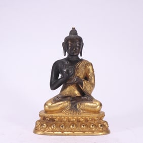 Gilt Bronze Sakyamuni Figure