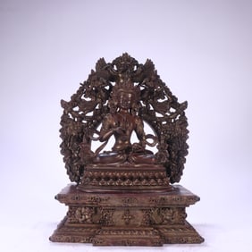 Bronze GuanYin Figure