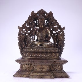 Bronze Infinite Life Buddha Figure