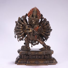 Bronze Yamantaka Figure
