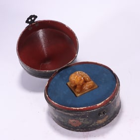 Shoushan Tianhuang Carved Beast Stone Seal