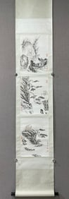 Chinese Drawing Arhat Story Painting,Shi Tao Mark