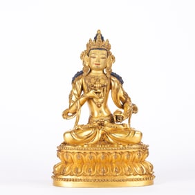 Gilt Bronze Vajra Sattva Figure