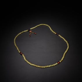 Jade Bead Bracelet Necklace