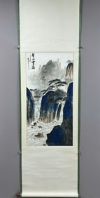 Chinese Drawing Landscape Painting,Liu Haisu Mark