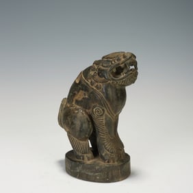 Wood Carved Beast Shape Figure