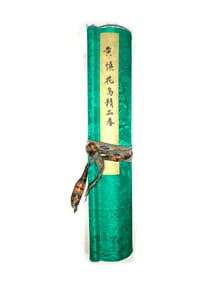 Chinese Drawing Flower Hand Scroll,Huang Shen Mark