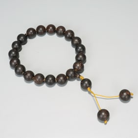 Agarwood Bead Bracelet