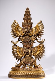 A Tibetan Imperial Yamantaka Statue