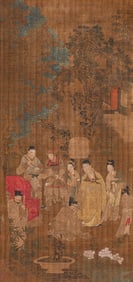 A Chinese Scroll Painting by Liu Songnian