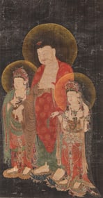 An Anonymous Chinese Scroll of Painting of a Buddha