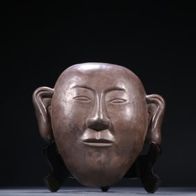 Silver Mask Ornament