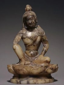 Jade Stone GuanYin Figure