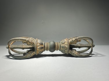 Gilt Bronze Vajra Ornament