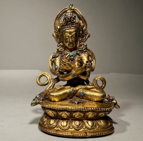 Gilt Bronze Buddha Figure