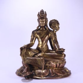 Gilt Bronze Buddha Figure