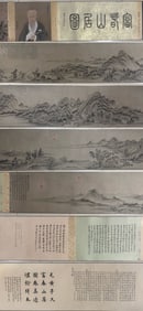 Chinese Drawing Landscape Hand Scroll,Huang Gongwang Mark