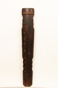 Wood Carved Poetry Pattern Guqin