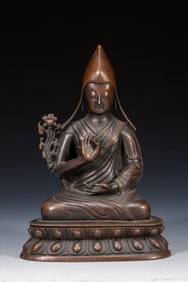 Bronze Tsongkhapa Figure