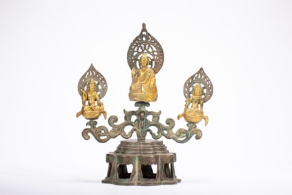 Silver Buddha Figure